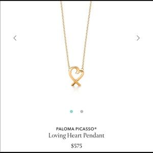 Paloma Picasso Loving Heart Necklace 18k Gold